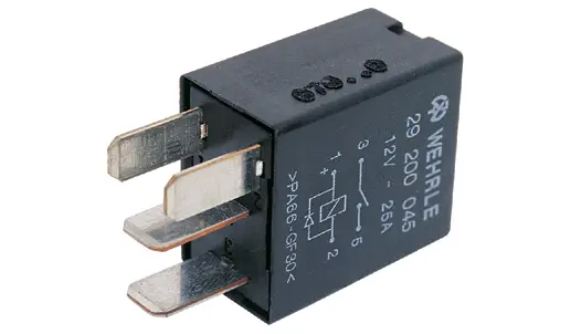 Mikrorele 12v / 25a 4-stikk | Verne