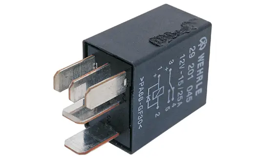 Mikrorele 12v 15-25a, 5-stikk 87a | Verne