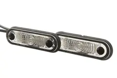 HELLA Posisjonslampe hvit LED 12/24V 0,5m kabel
