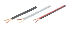 Kabel 2x0,75qmm sort/r&#248;d