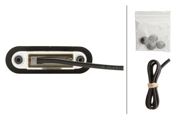 HELLA Posisjonslampe rød LED 12/24V 0,5m kabel 