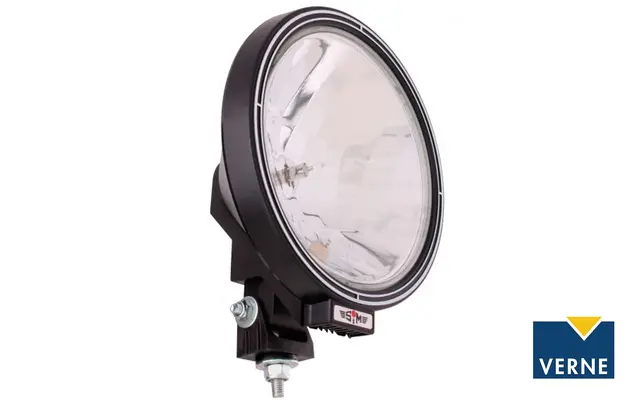 SIM fjernlys 9" halogen H1 klart glass 