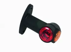 PROPLAST markeringslys Led r&#248;d/hvit/orange kort gummifot