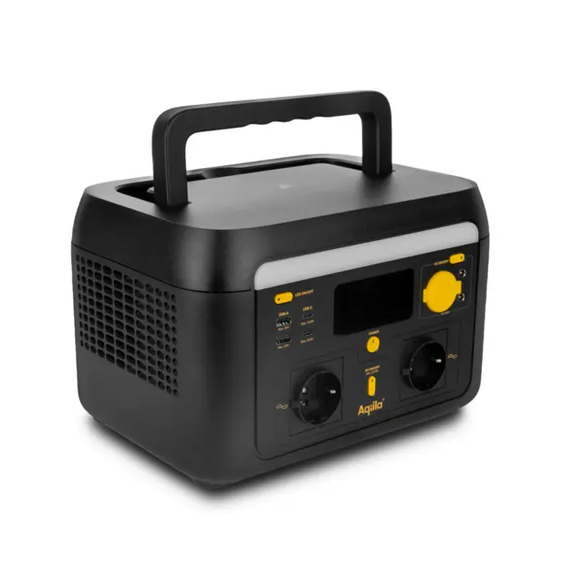 AQIILA POWERBIRD S600V2 powerstation 600W kontinuerlig effekt 
