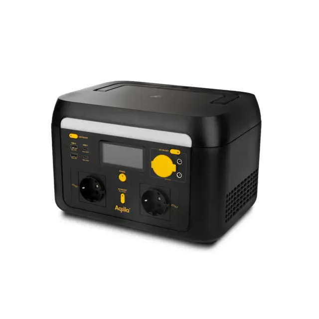 AQIILA POWERBIRD S600V2 powerstation 600W kontinuerlig effekt 