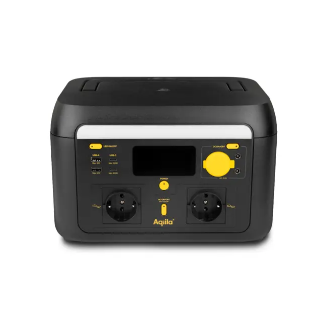 AQIILA POWERBIRD S600V2 powerstation 600W kontinuerlig effekt 