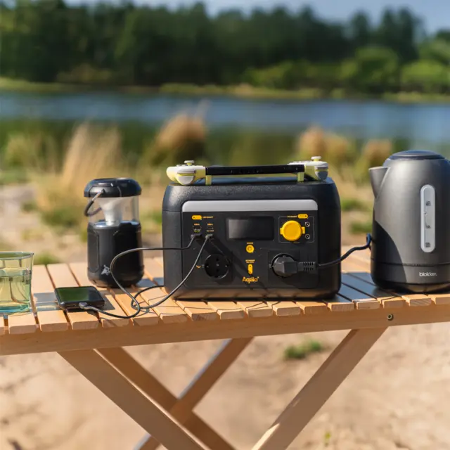 AQIILA POWERBIRD S600V2 powerstation 600W kontinuerlig effekt 