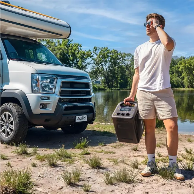 AQIILA POWERBIRD S1800V2 powerstation 1800W kontinuerlig effekt 