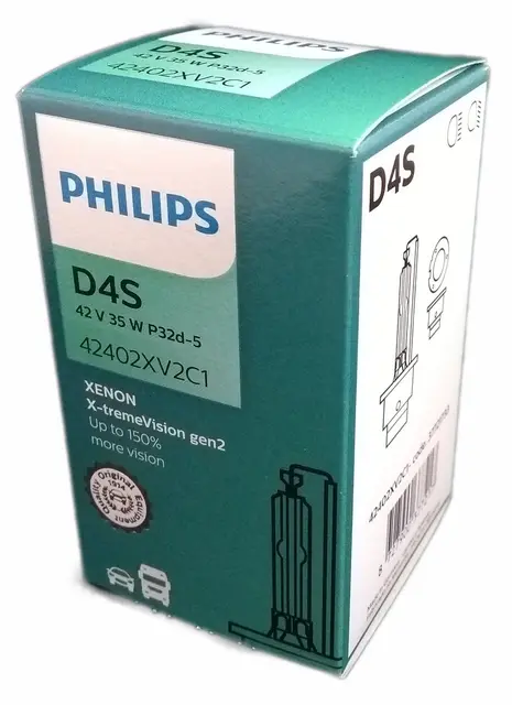 PHILIPS Xenonpære D4S X-treme vision 