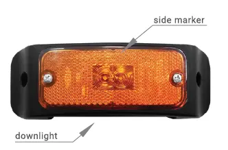 SIM markeringslys Led m/downlight 