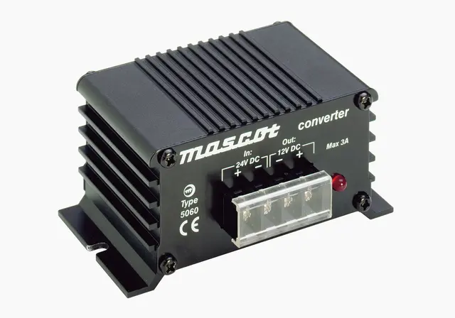 Mascot omformer, 24v til 12v,3a, 