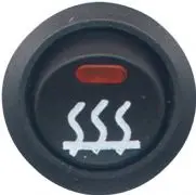 Trykkbryter varmesymbol 12v