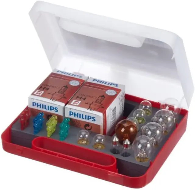 PHILIPS pæresett MaxiKit MasterDuty 24V H4,PY21,R5W,P21W,P21/5W,R10W,C5W,T4W ++ 