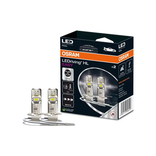 OSRAM H3 9W 12V 900lm 6500K Osram LEDriving HL Easy 