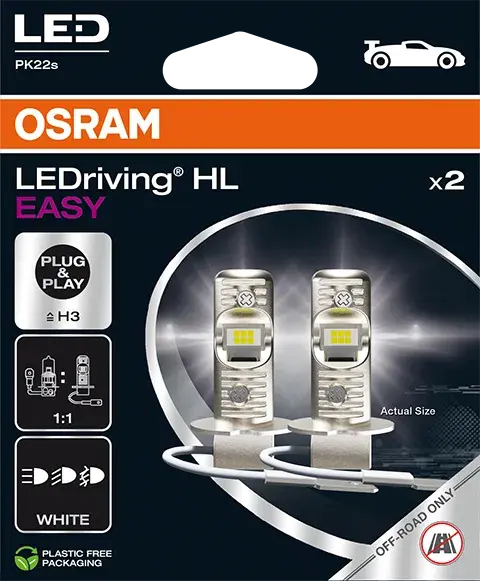 OSRAM H3 9W 12V 900lm 6500K Osram LEDriving HL Easy 