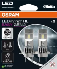 OSRAM H7/H18 16W 12V 2000lm 6500K Osram LEDriving HL Easy