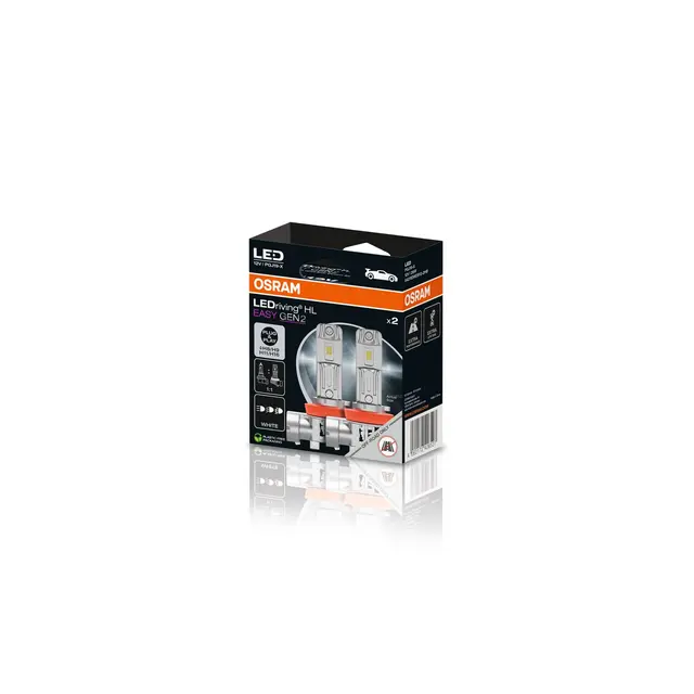 OSRAM H8/H9/H11/H16 26W 12V 2000lm 6500K Osram LEDriving HL Easy 