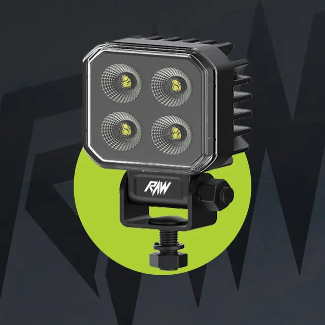 RAW NOVO arbeidslys 75mm 3520 lm, 24W 