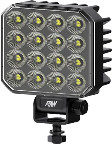 RAW NOVO arbeidslys flood 96W 9600 lm, 110mm