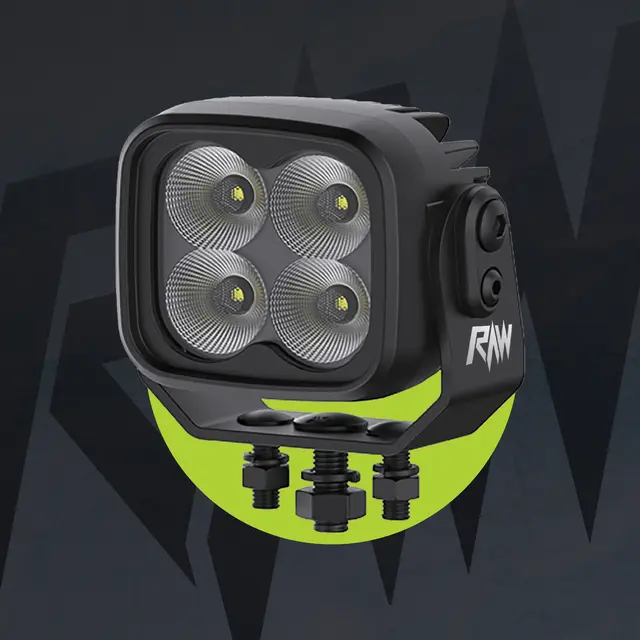 RAW NOVO PRO arbeidslys 90mm 4000 lm, 40W 