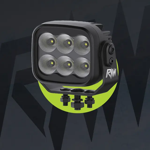 RAW NOVO PRO arbeidslys 106mm 6000 lm, 60W 