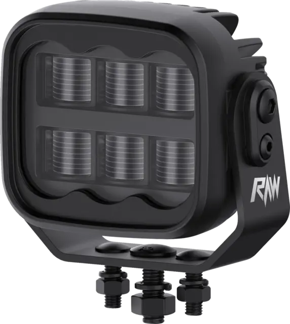 RAW NOVO PRO arbeidslys NO glare 60W 5600 lm, 106mm  flood assymetric 