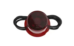 RAW mark.lys innsats rødt 5m kabel, E-godkjent, IP67