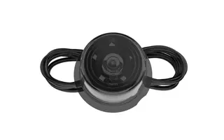 RAW mark.lys innsats rødt lys sotet 5m kabel, E-godkjent, IP67
