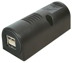 Usb kontakt dobbel 12/24v