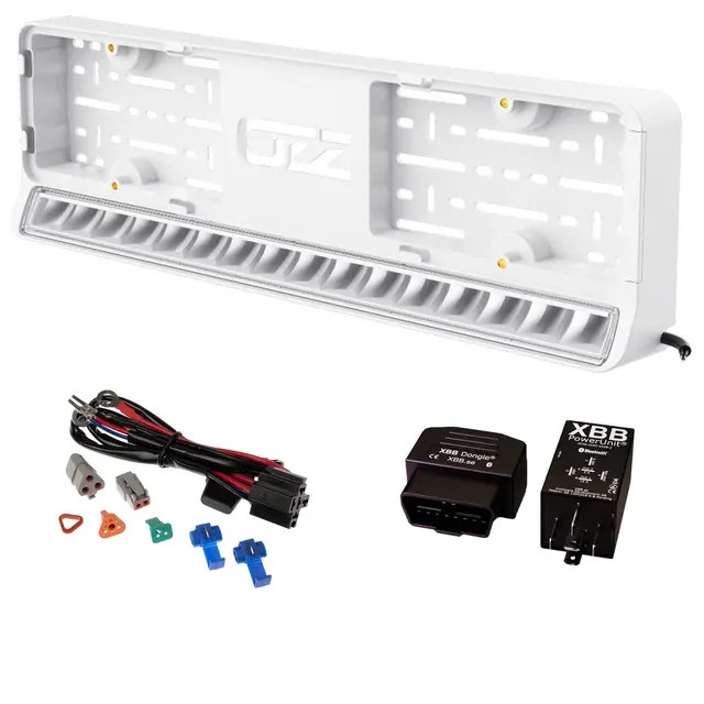 Universal fjernlyspakke m/OZZ LP1 20" (hvit), ledn.nett, XBB Dongle+PowerUnit 