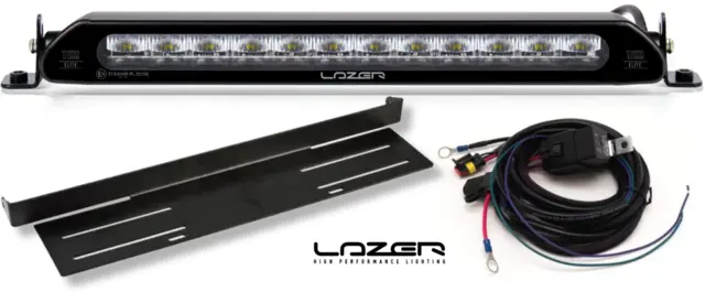 Fjernlyspakke med LAZER Linear12 Elite, brakett og ledningsnett 