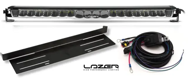 Fjernlyspakke med LAZER Glide Elite, brakett og ledningsnett 