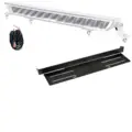 Fjernlyspakke med OZZ XB1 20" (hvit), brakett og ledningsnett