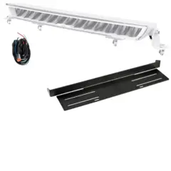 Fjernlyspakke med OZZ XB1 20" (hvit), brakett og ledningsnett