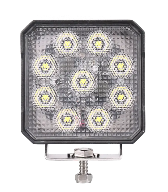 BriodLights 9 Led arbeidslys 5200 lumen m/temp. kontroll 