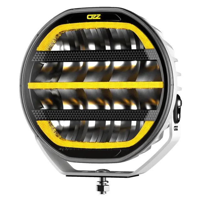 OZZ XR2 P9" LED fjernlys med parklys 15000 lumen hvitt hus 