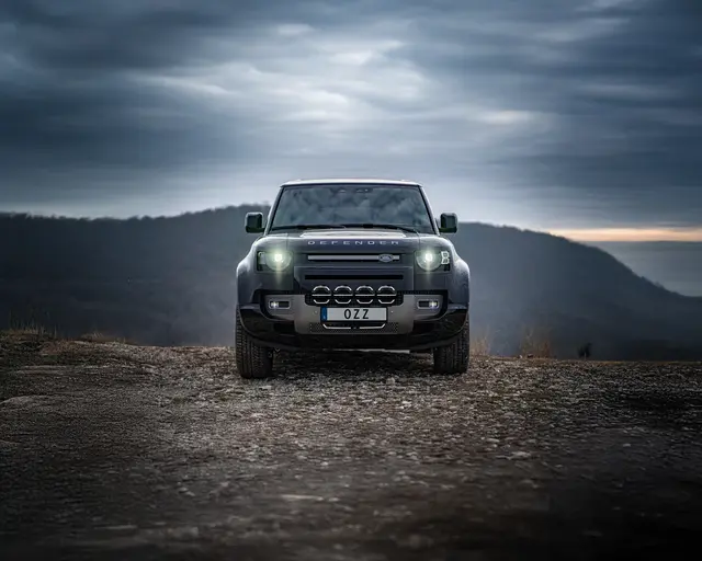 OZZ XR2 P fjernlys 7" Sort 16 LED m/parklys 7200 lumen 