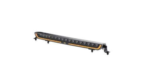 OZZ XB1 P27" fjernlys Sort LED-bar, kurvet, parklyslys