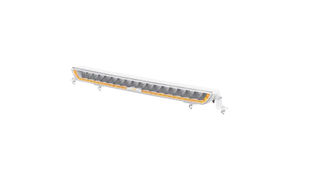 OZZ XB1 P27" fjernlys LED-bar kurvet m/pos.lys Hvitt hus 