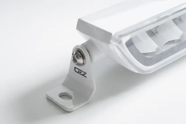 OZZ XB1 P27" fjernlys LED-bar kurvet m/pos.lys Hvitt hus 