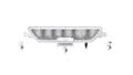 OZZ XB1 P9&quot; fjernlys ledbar m/posisjonslys Hvitt hus
