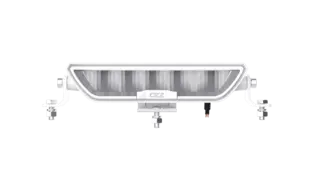 OZZ XB1 P9" fjernlys LED-bar m/parklys Hvitt hus