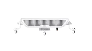 OZZ XB1 8" fjernlys LED-bar Hvit u/parklys