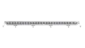 OZZ XB1 P40&quot; fjernlys ledbar m/posisjonslys Hvitt hus