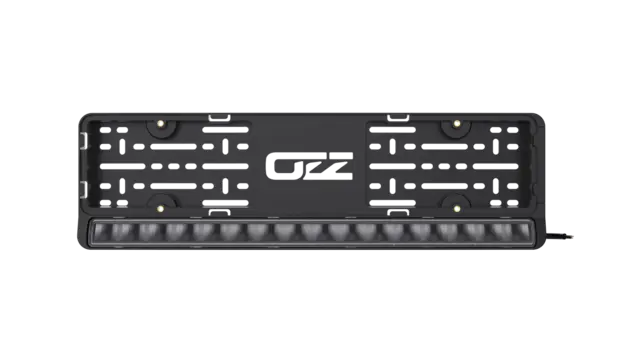 OZZ LP1  Fjernlys LED-bar m/skiltholder, Farge: Sort 