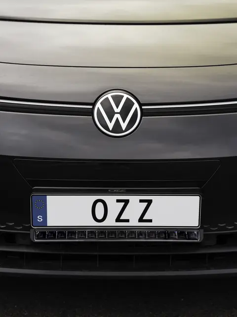OZZ LP1  Fjernlys LED-bar m/skiltholder, Farge: Sort 