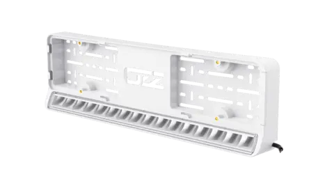 OZZ LP1 Fjernlys LED-bar m/skiltholder hvit utgave