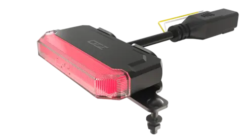 OZZ WL2 Varsellys LED m/rødt pos.lys