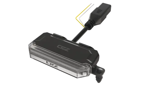 OZZ WL2 Varsellys LED m/rødt pos.lys 