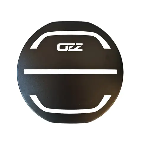 OZZ 9" Deksel rundt sort original